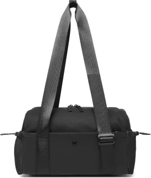 Small Gym Bag For Women Mini Gym Duffle Bag with Wet Compartment Waterproof Sports（Black Small）