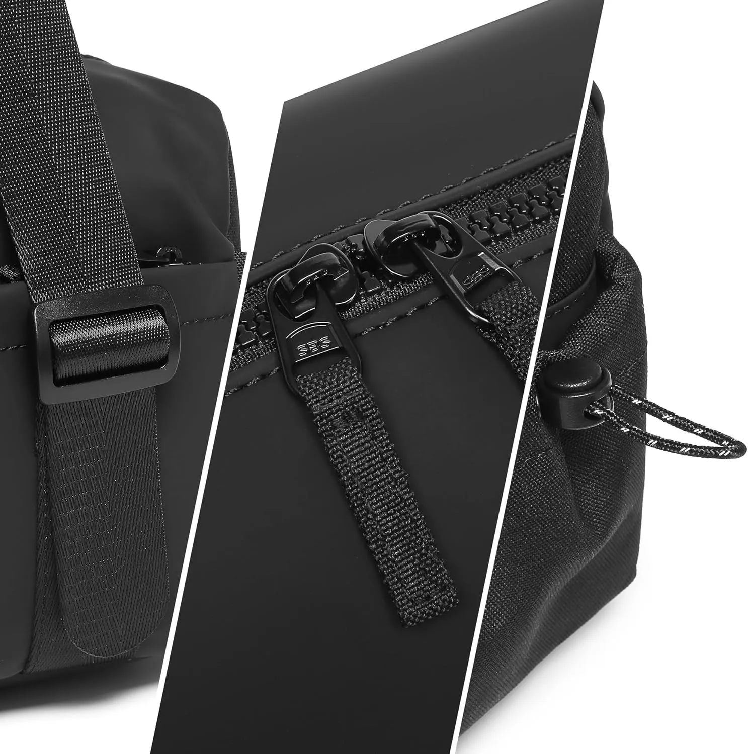 Small Gym Bag For Women Mini Gym Duffle Bag with Wet Compartment Waterproof Sports（Black Small）