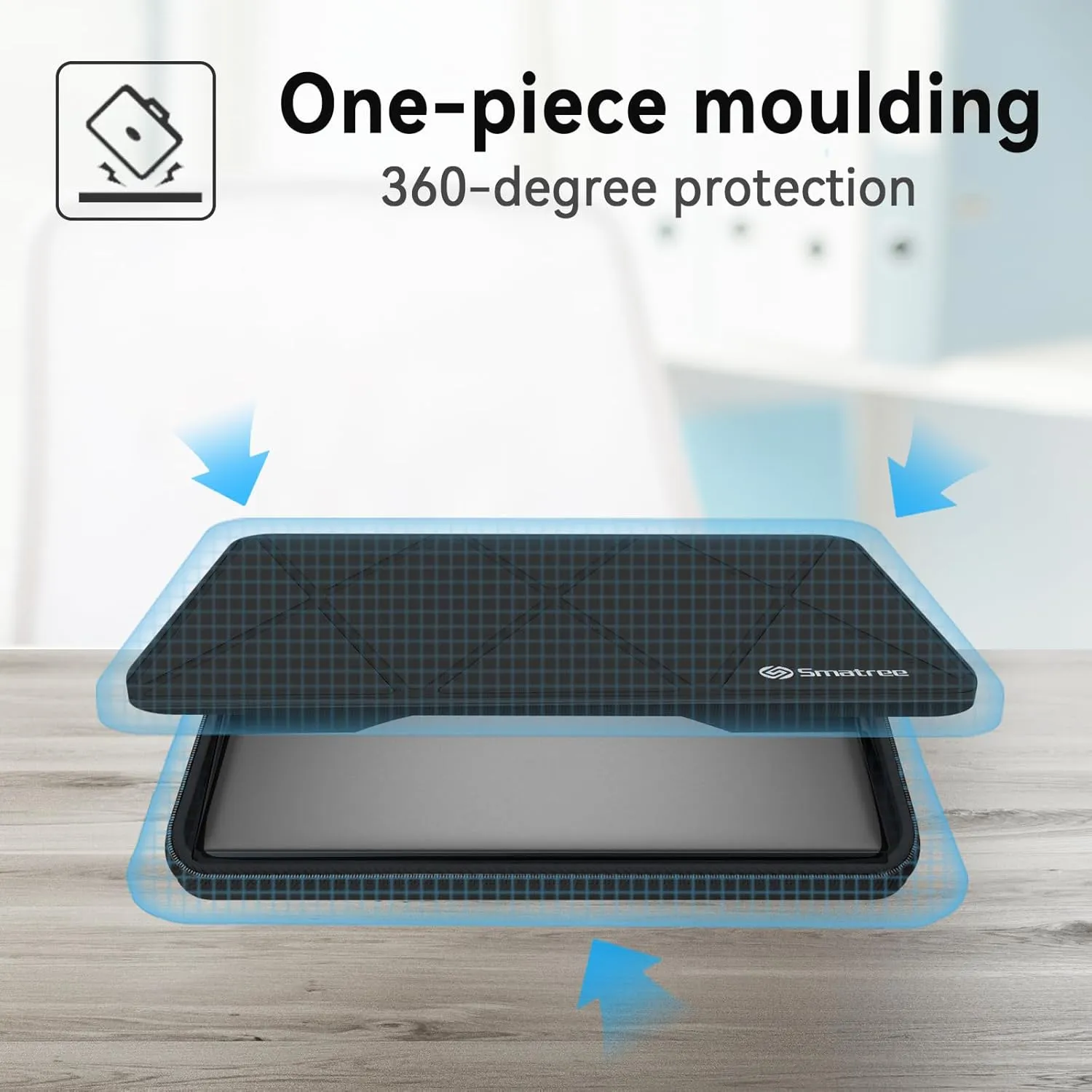 Smatree Hard EVA Protective Sleeve Case Compatible for 18 inch Razer Blade 18 2025/2024/2023, Slim and Anti-Shock Notebook Bag (Not Fit with Other 18 inch Laptop) (X8322)