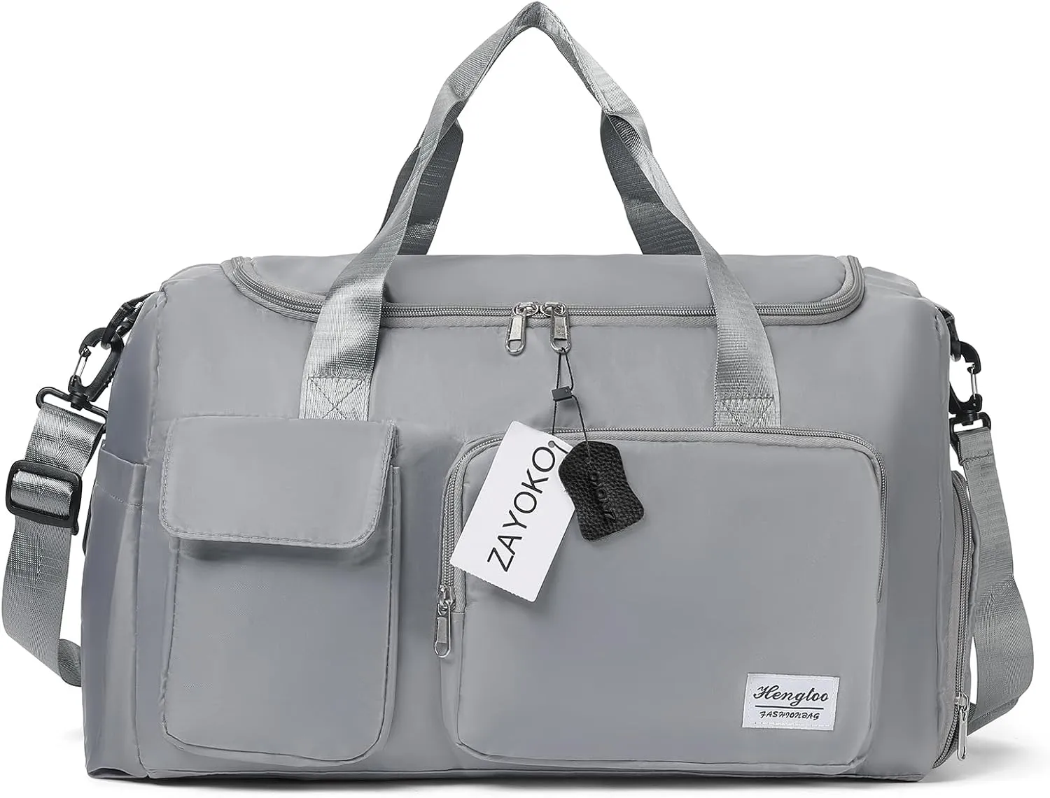 Sports Gym Bag for Men Women, Large Capacity Travel Duffel Bags Swim Yoga Tote Weekender Overnight