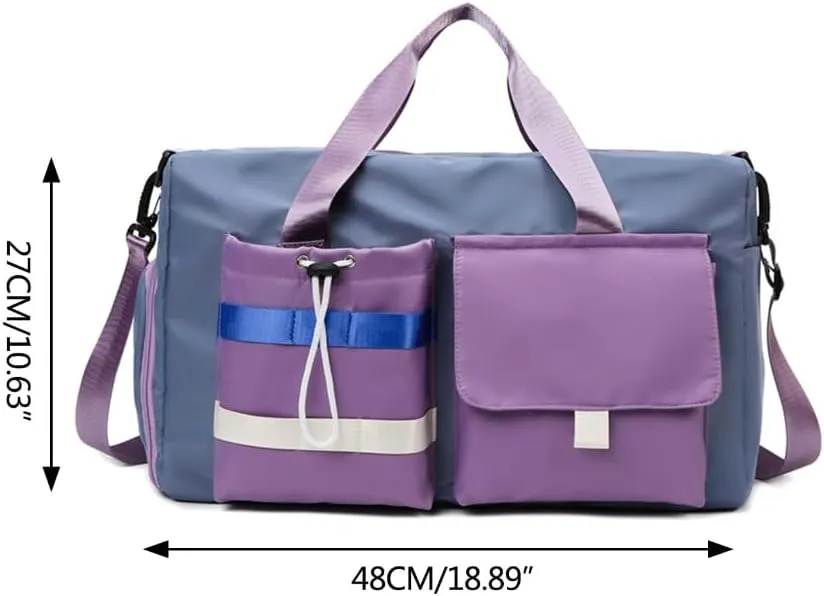 Sports Training Bag Convenient Wet and Dry Separation Large Capacity Suitable for Gym and Swimming