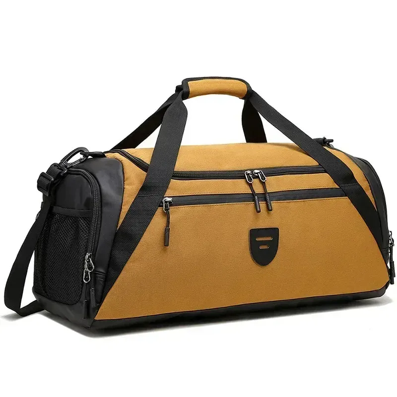 Sports/Travel Duffel Large Capacity Travel Bag with Shoes Compartment Dry/Wet Pocket