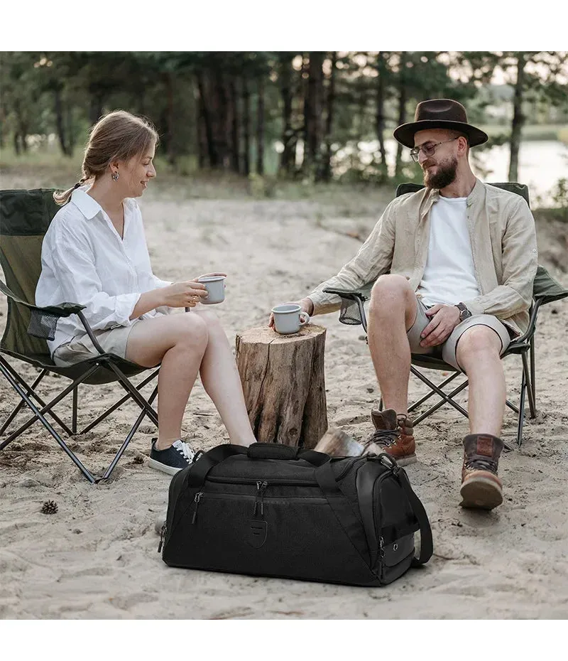 Sports/Travel Duffel Large Capacity Travel Bag with Shoes Compartment Dry/Wet Pocket