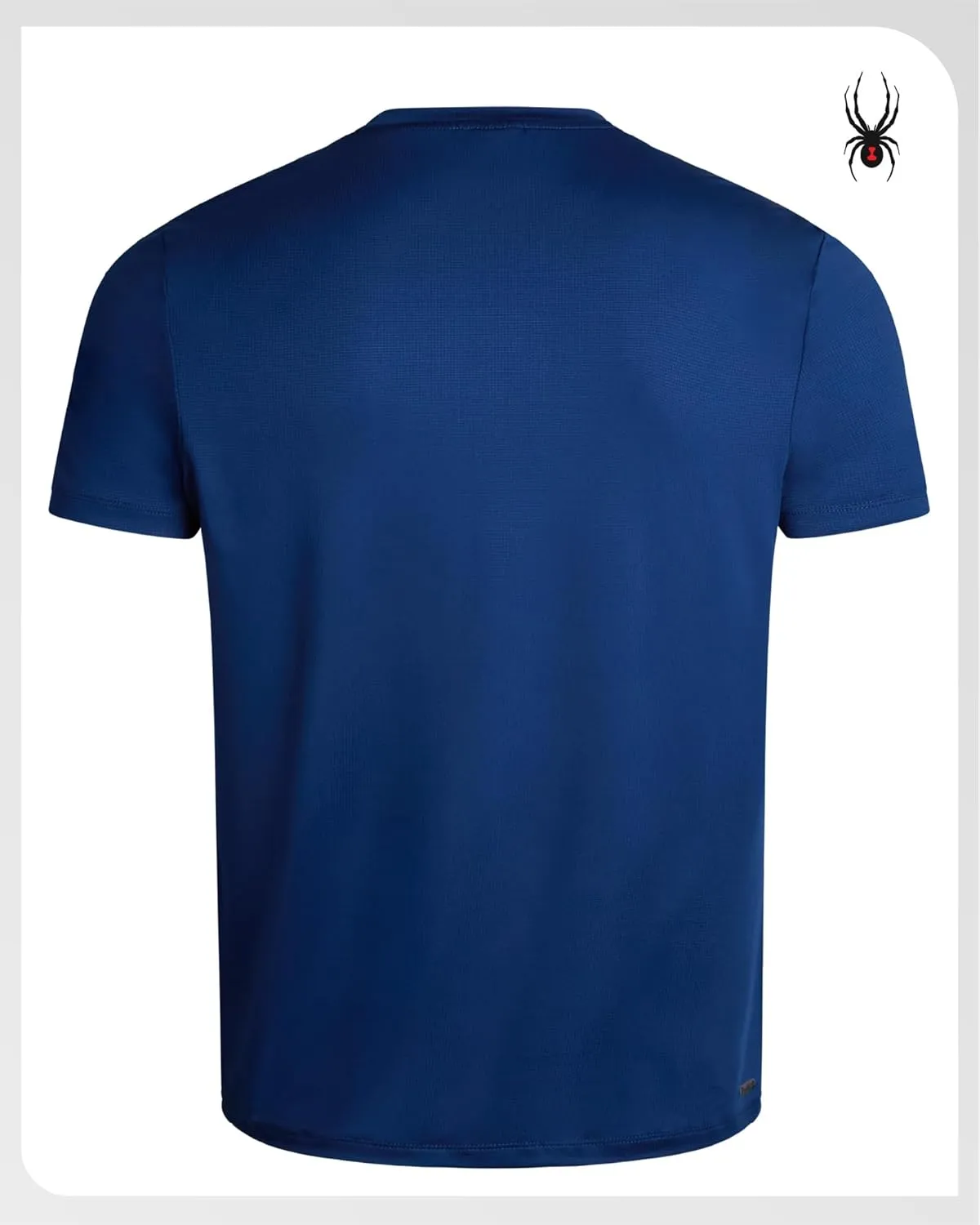 Spyder Men's Workout Shirt - Short Sleeve Quick Dry Moisture Wicking Jacquard Jersey Athletic Shirt (Sizes: S-XL)