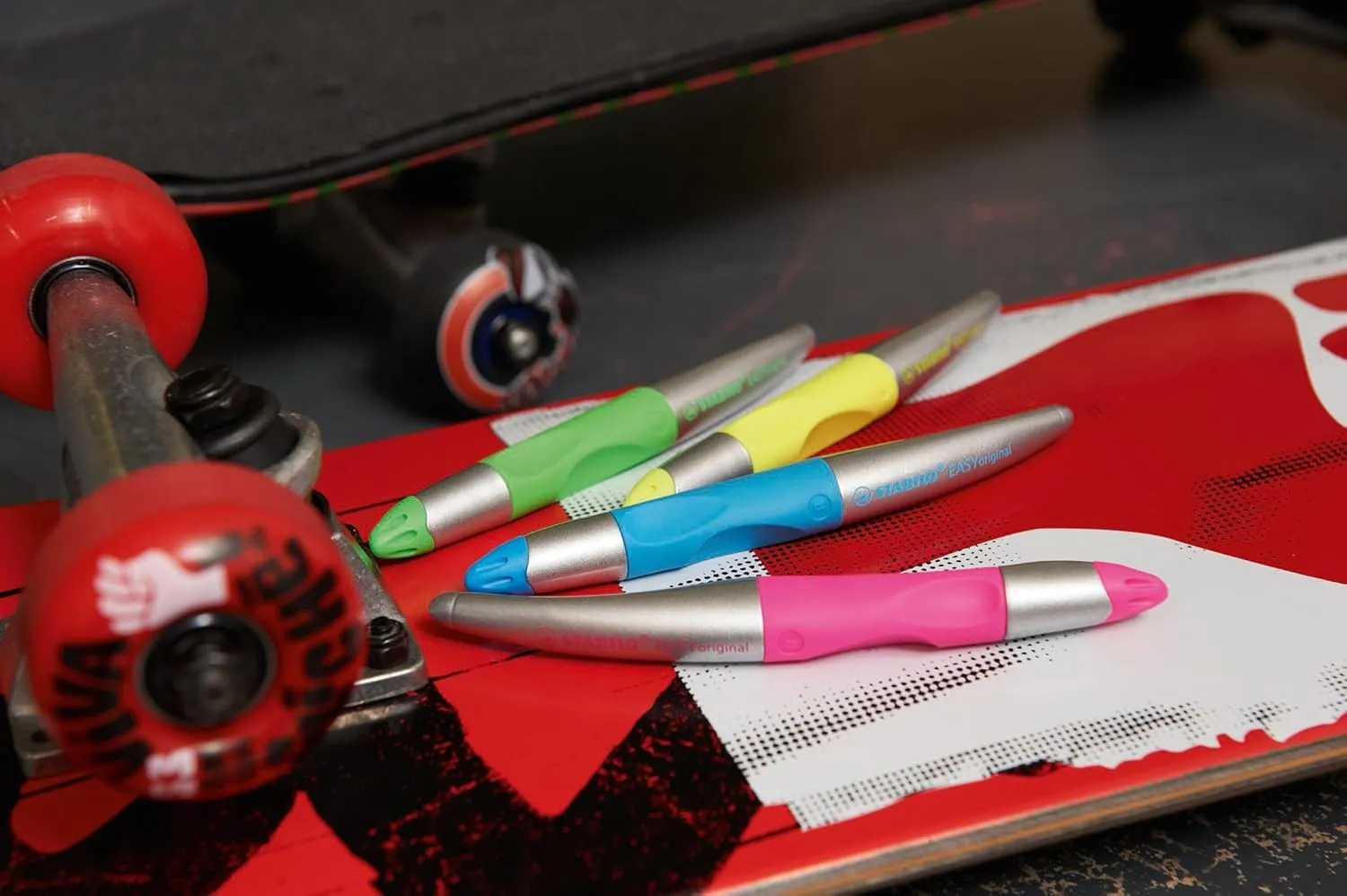 STABILO EASYoriginal Handwriting Pen Right Handed - Green/Silver