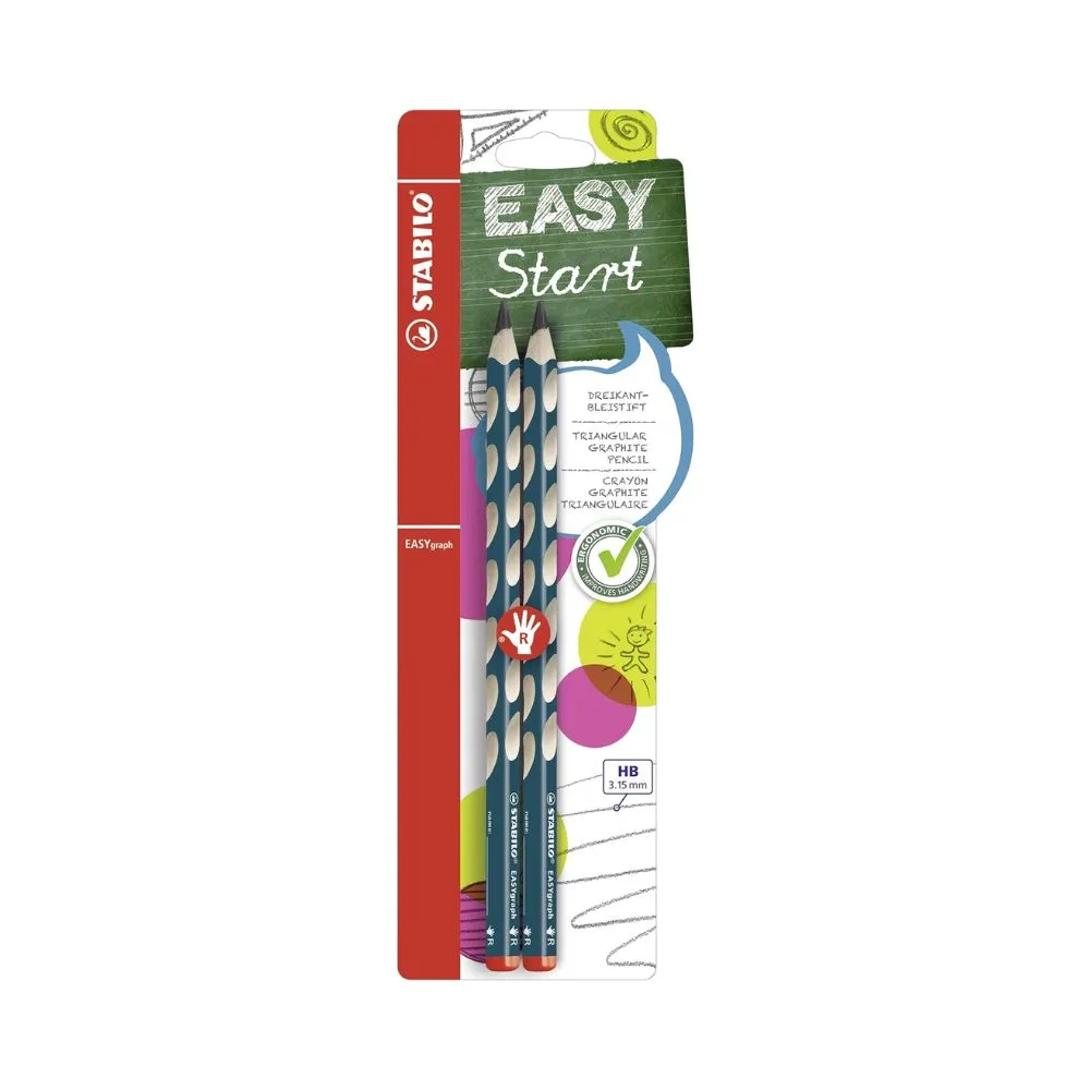 STABILO, Pencil - EASY GRAPH | HB | Set of 2.