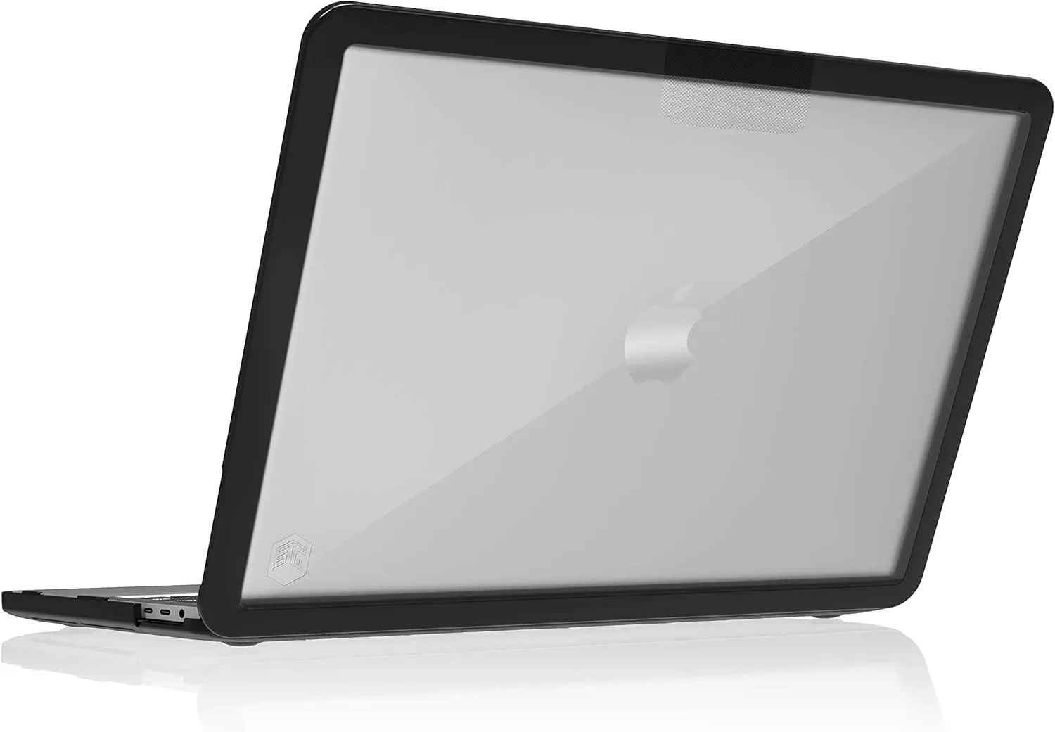 STM Dux for MacBook Pro (13-inch) – Ultra Protective Case for 2020 M1 & 2020 Models (A2289/A2251/A2338) – Rugged, Translucent, Mil-Spec Drop Tested Laptop Cover – Black