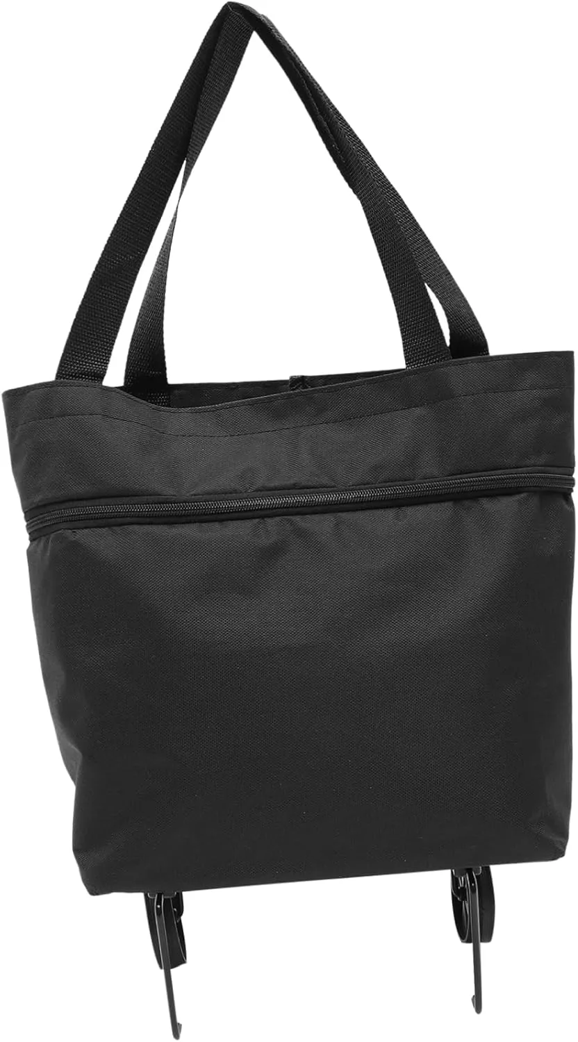 Storage Bag with Wheels Crate Tey Laundry Hamper with Wheels Foldable Grocery Bags Car Storage Bag