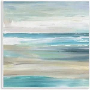 Stupell Industries Abstract Beach Sand Ocean Waves Wall Plaque Art, Design by Nan
