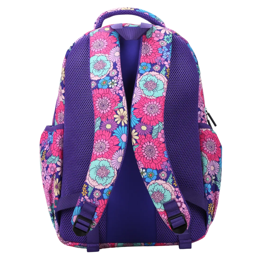 Summer Flowers Large School Backpack