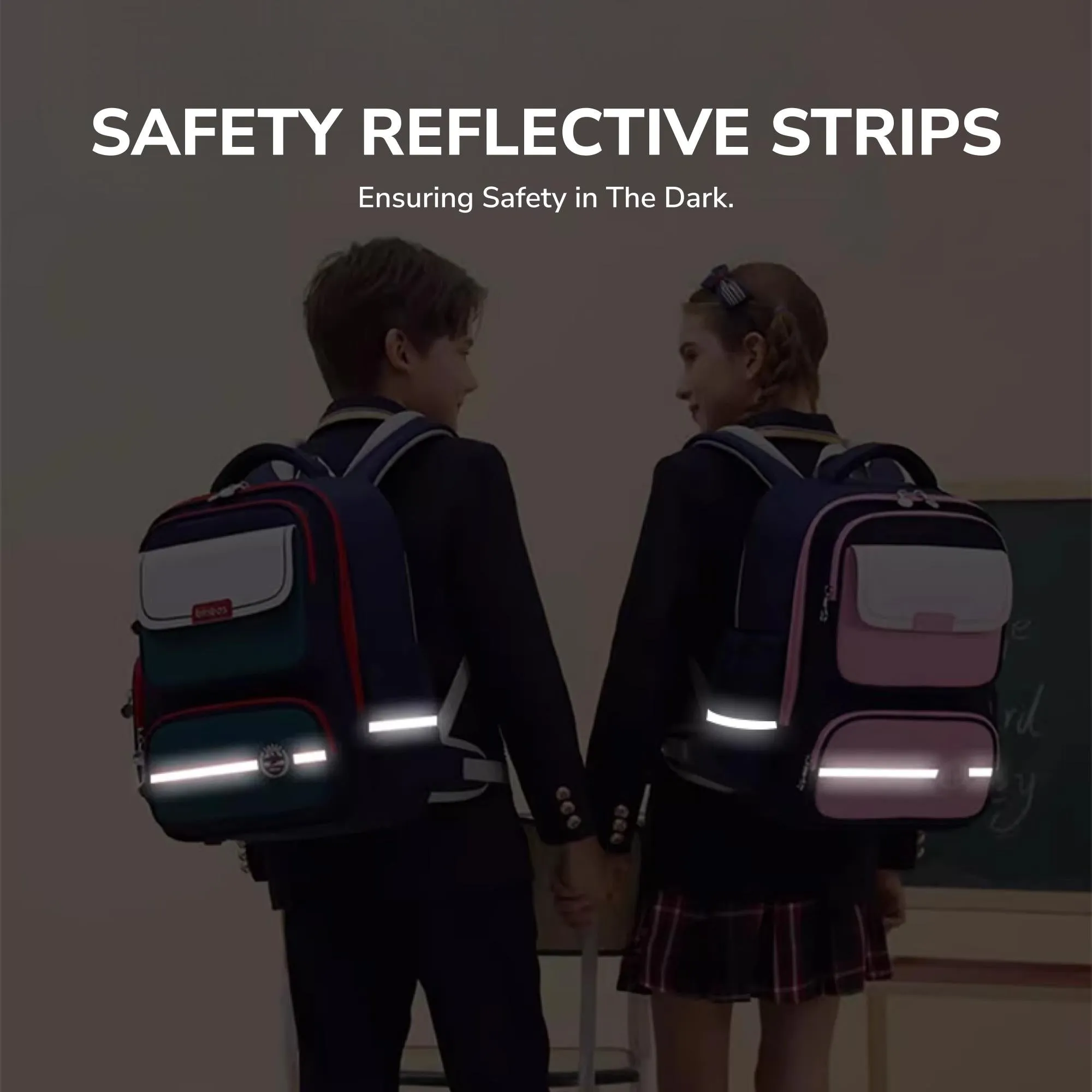 Sun Eight Bucktonz Ergonomic Spine Protection Primary School Bag