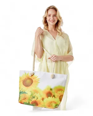 Sunflower Beach Bag