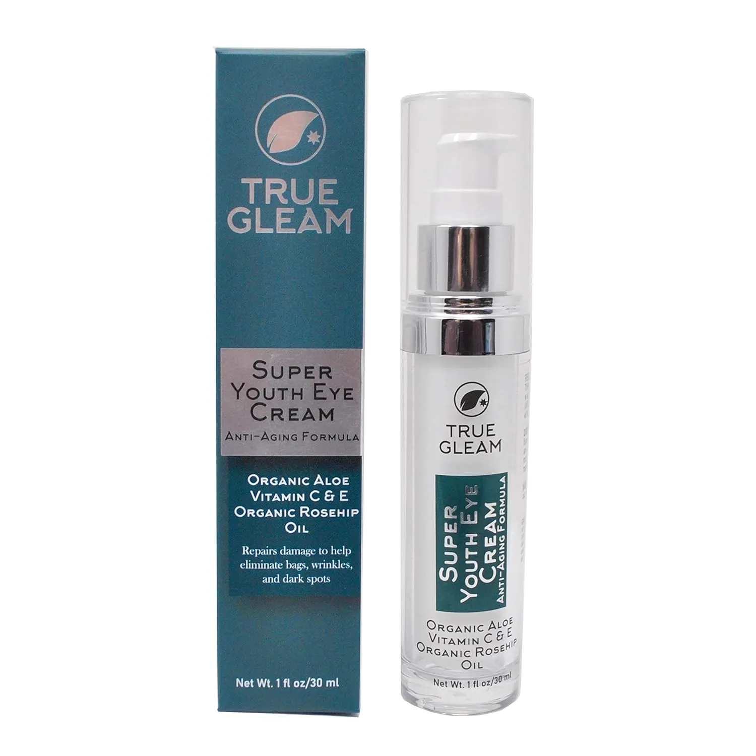 Super Youth Eye Treatment Cream, Anti Aging Under Eye Treatment for Bags, Puffiness, Wrinkles, and Dark Spots with Green Tea, Jojoba Oil, and Vitamin E