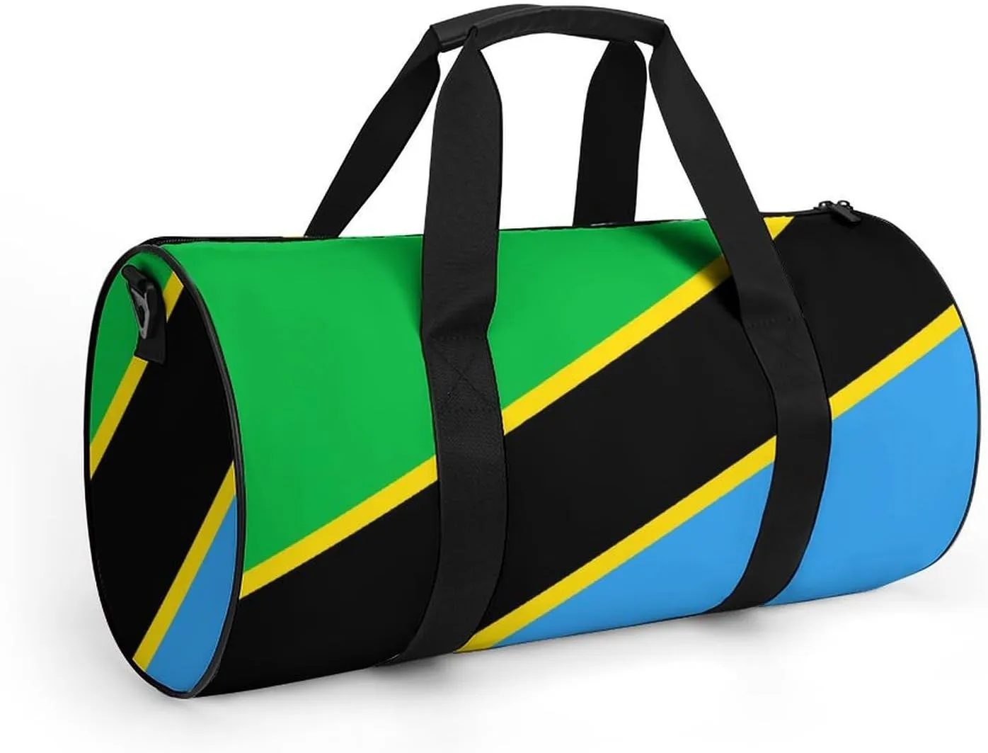 Tanzania Flag Large Capacity Sports Duffel Bag for Gym Travel Weekend for Men Women