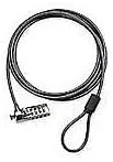 Targus Defcon Serialized Cable Lock - Galvanized Steel - 6.5ft