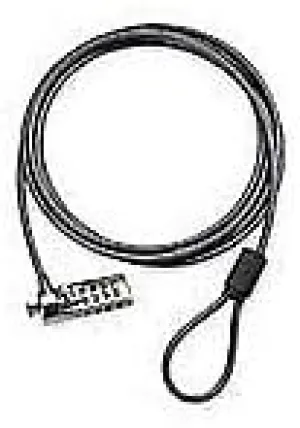 Targus Defcon Serialized Cable Lock - Galvanized Steel - 6.5ft