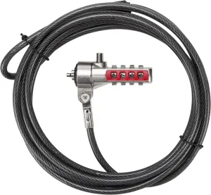 Targus DEFCON T-Lock Serialized Combo Cable Lock for Laptop Computer and Desktop Security - 25 Pack (PA410S-25)