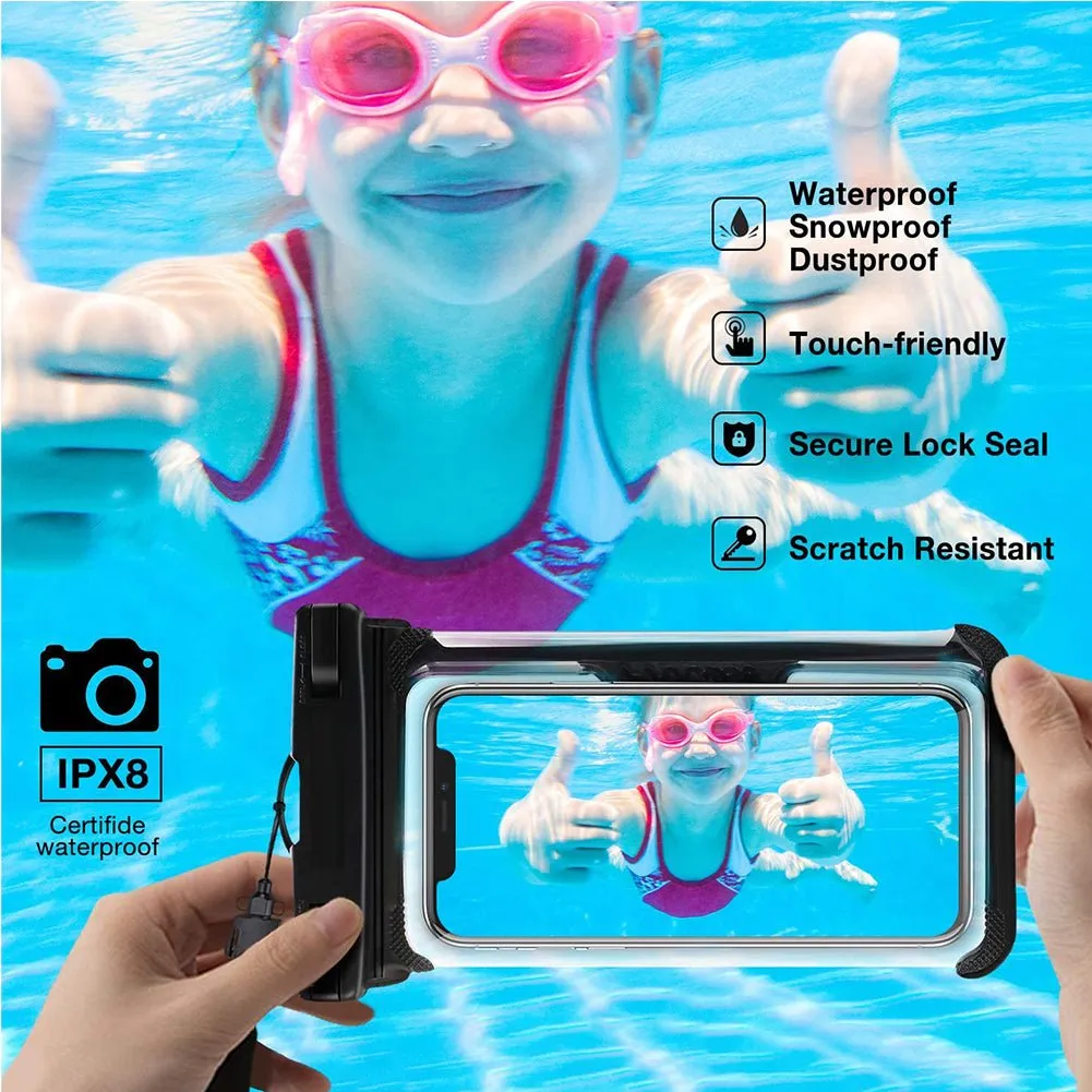 TEGAL Universal Waterproof Phone Pouch White