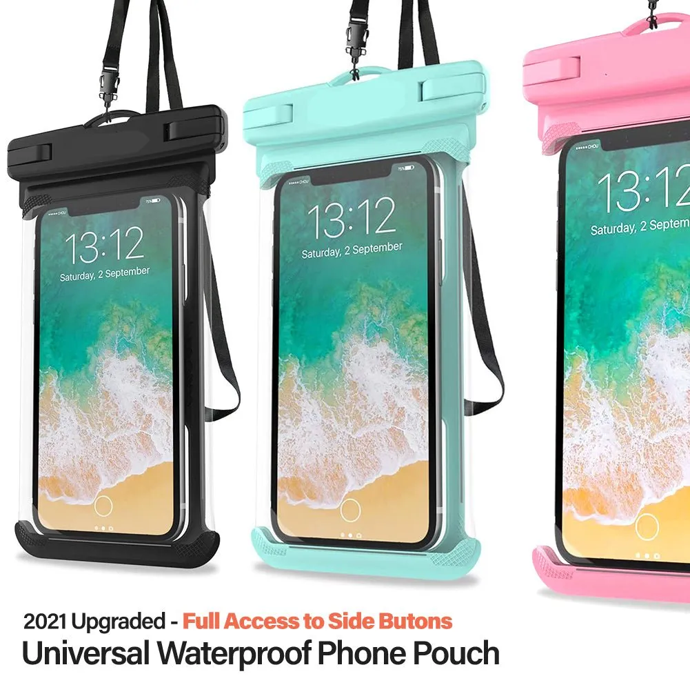 TEGAL Universal Waterproof Phone Pouch White