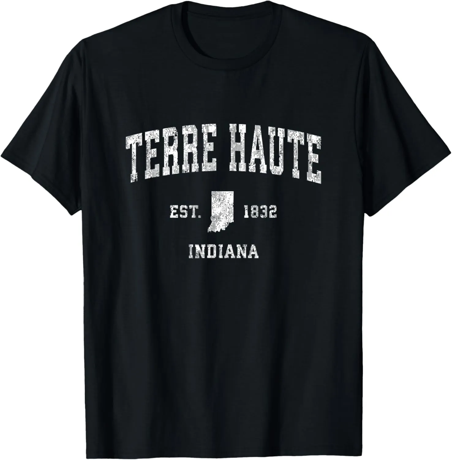 Terre Haute Indiana IN Vintage Athletic Sports Design T-Shirt