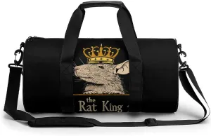 The Rat King Funny Gym Bag Travel Tote Bag Duffel Bag for Men Women Weekender Sports Vacation