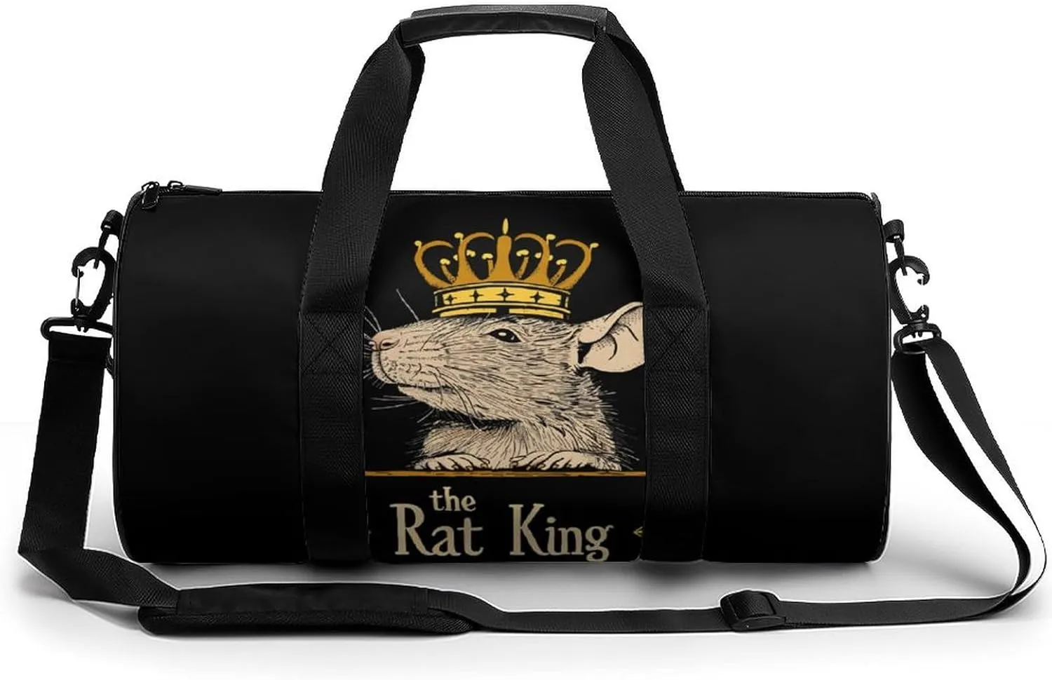 The Rat King Funny Gym Bag Travel Tote Bag Duffel Bag for Men Women Weekender Sports Vacation