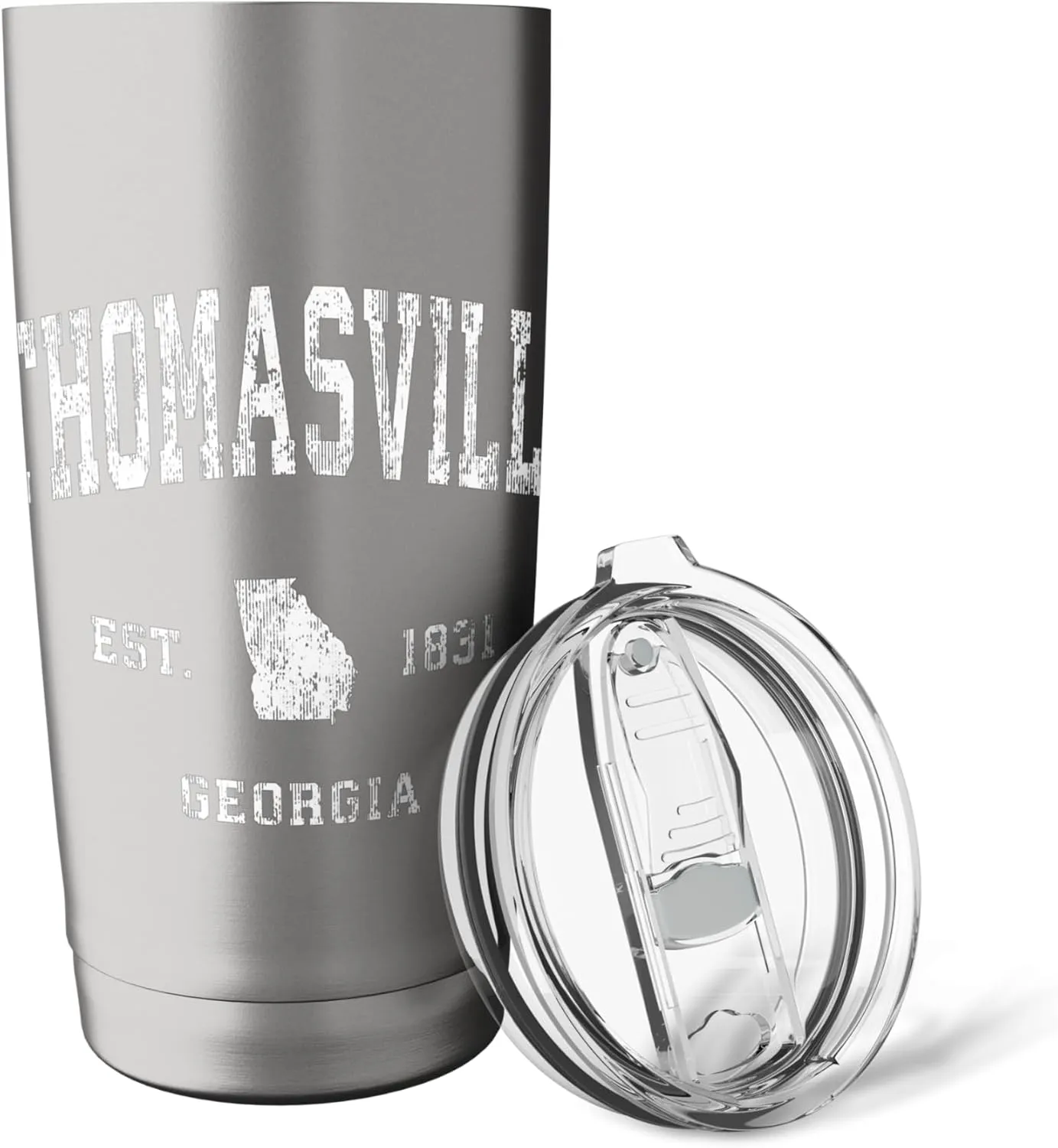 Thomasville Georgia GA Vintage Athletic Sports Design Stainless Steel Insulated Tumbler