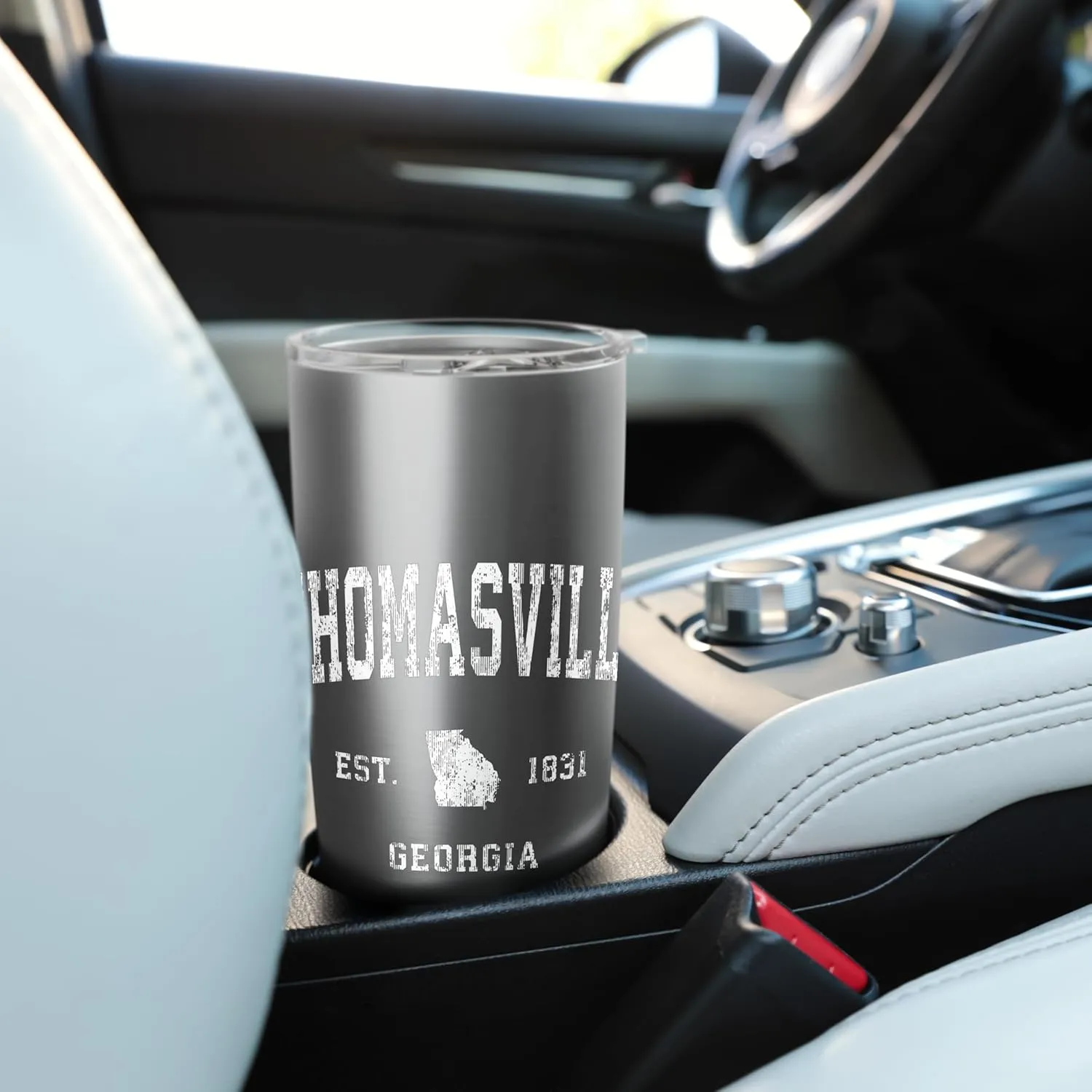 Thomasville Georgia GA Vintage Athletic Sports Design Stainless Steel Insulated Tumbler