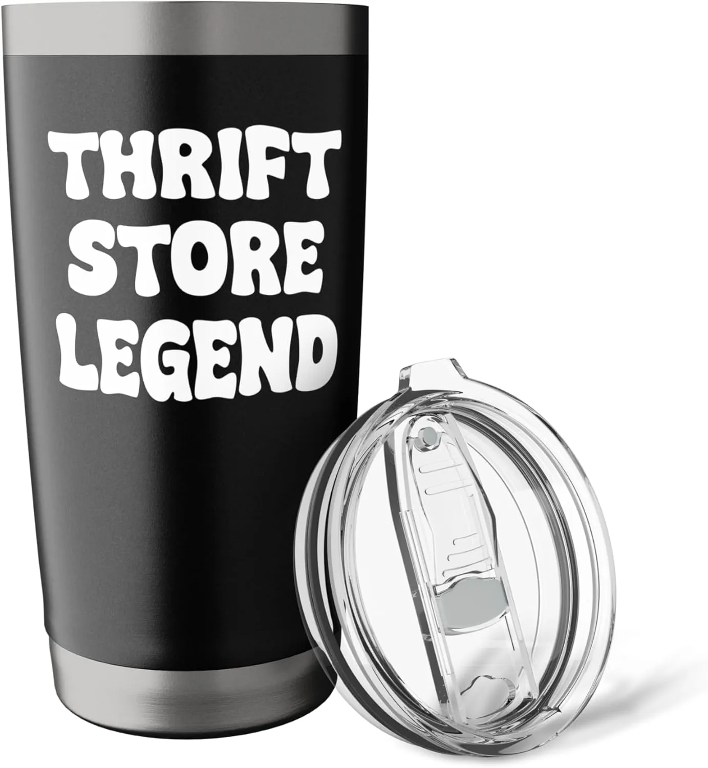 Thrift Store Legend Funny Thrifter Tees bags and Mugs Funny Stainless Steel Insulated Tumbler