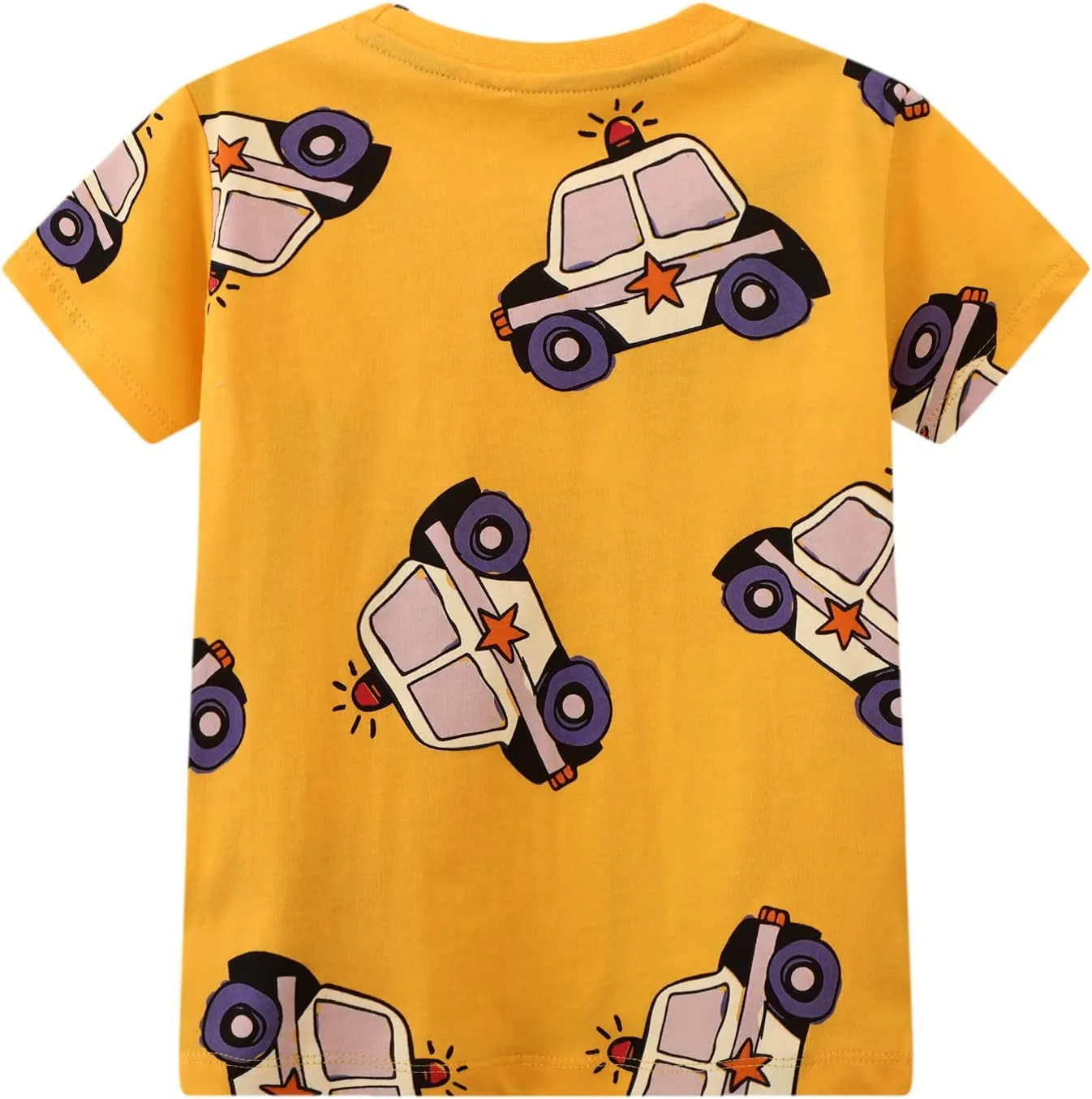 Toddler Boys' Short Sleeve Tees Cotton Casual Graphic Crewneck Summer Top Clothes T-Shirts