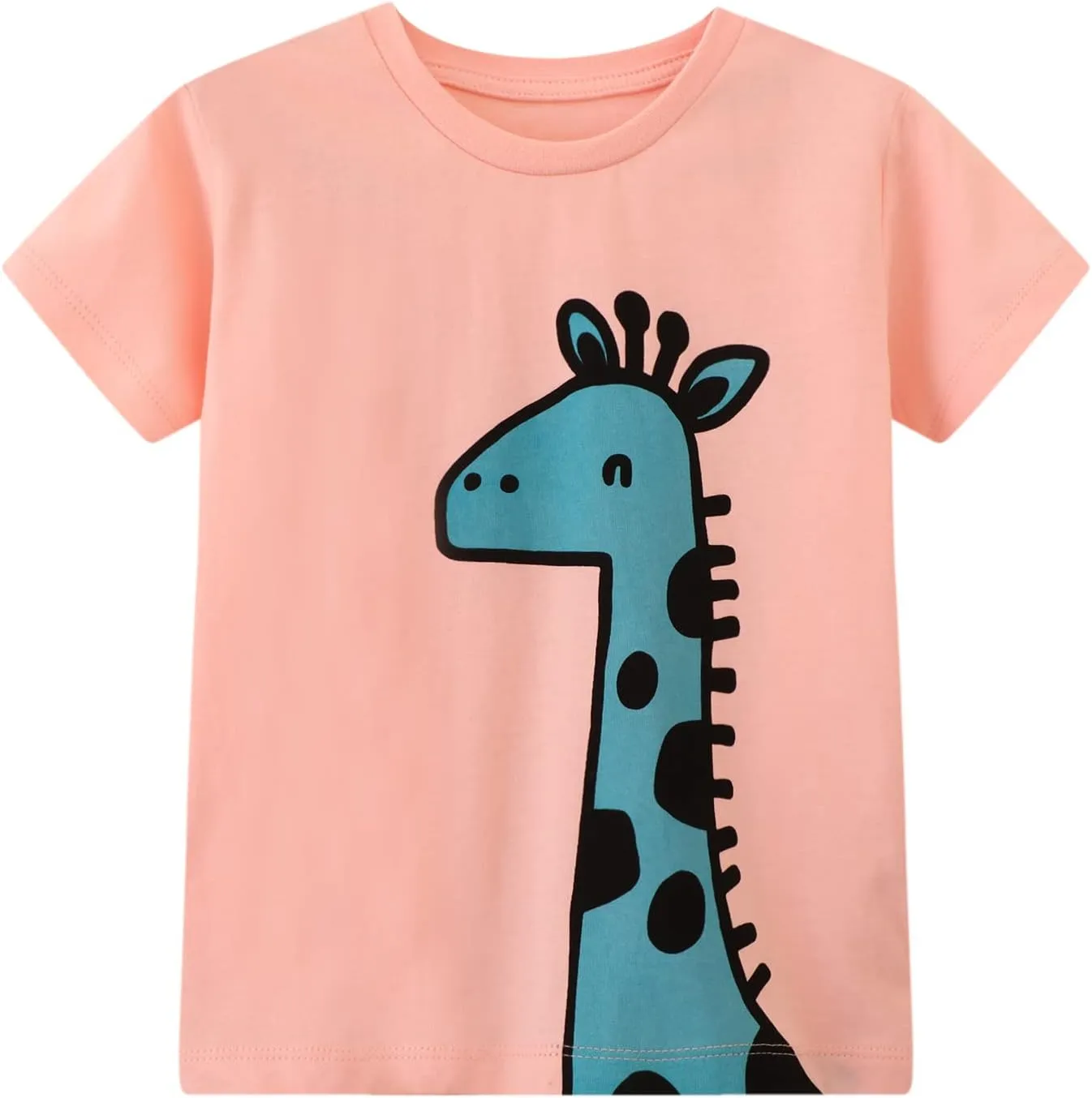 Toddler Boys' Short Sleeve Tees Cotton Casual Graphic Crewneck Summer Top Clothes T-Shirts