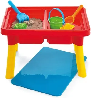 Toddler Sensory Kids Table with Lid | Sensory Bin | Kidoozie | Mega Block Compatible Lid | Indoor Outdoor Use , Red, G02521 17 x 12.5 x 11 inches