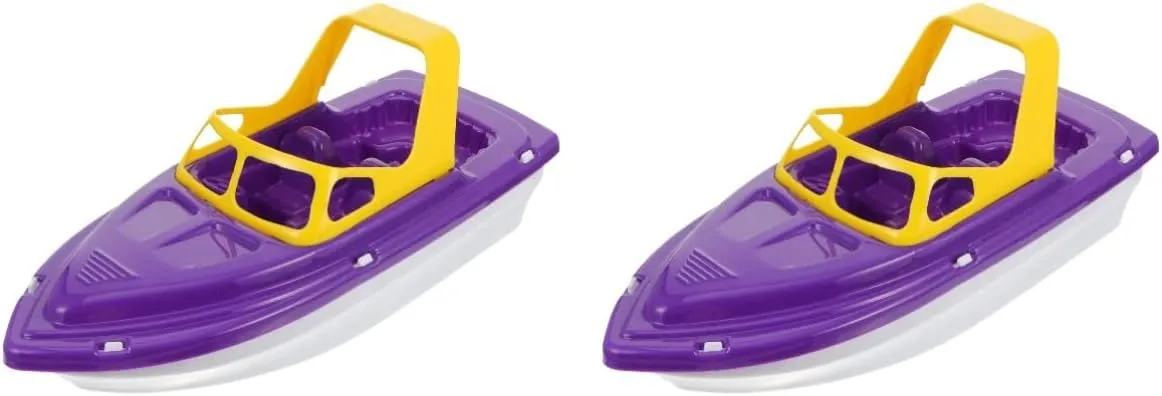 Toddler Speedboat Bath Toys 2pcs - Fun Carrier Sand & Beach Floating Toys for Boys