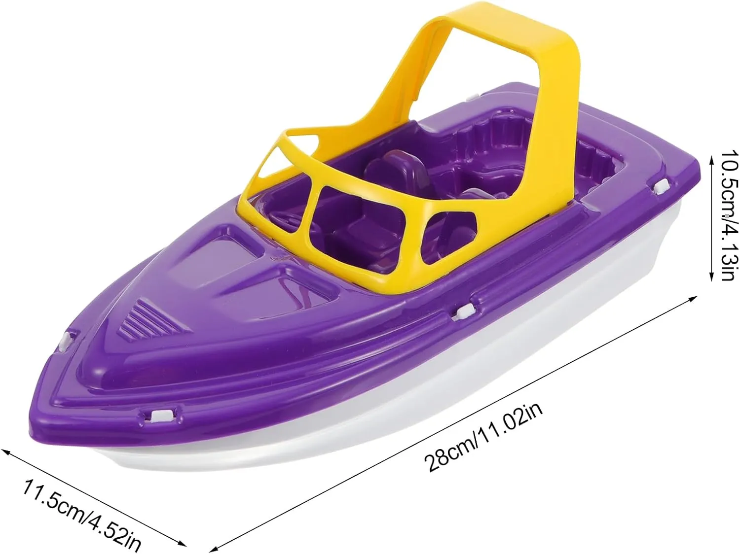 Toddler Speedboat Bath Toys 2pcs - Fun Carrier Sand & Beach Floating Toys for Boys