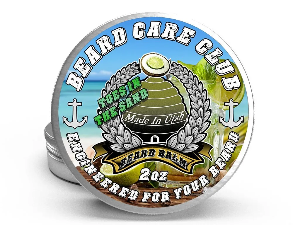 Toes In The Sand Beard Balm, Beard Butter, Beard Moisturizer