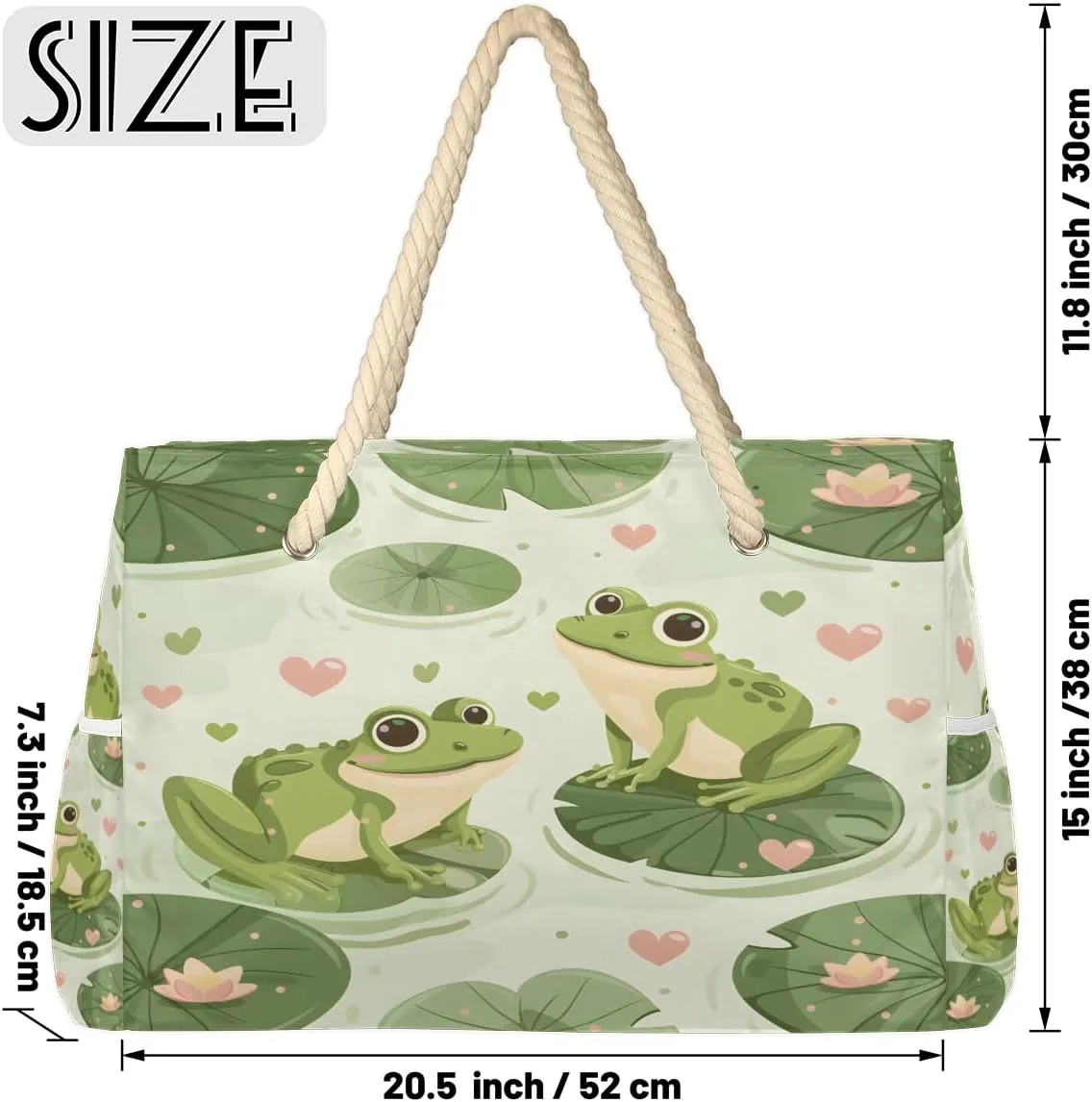 Tote Beach Bag for Women Large Zipper Beach Bags Waterproof Sandproof Gym Swim Pool Travel Bag