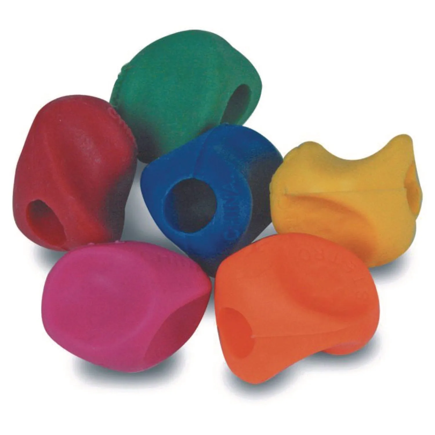 TPG Creations™ Mini Pencil Grip, 0.8" Long, Assorted Colors, 600/Carton