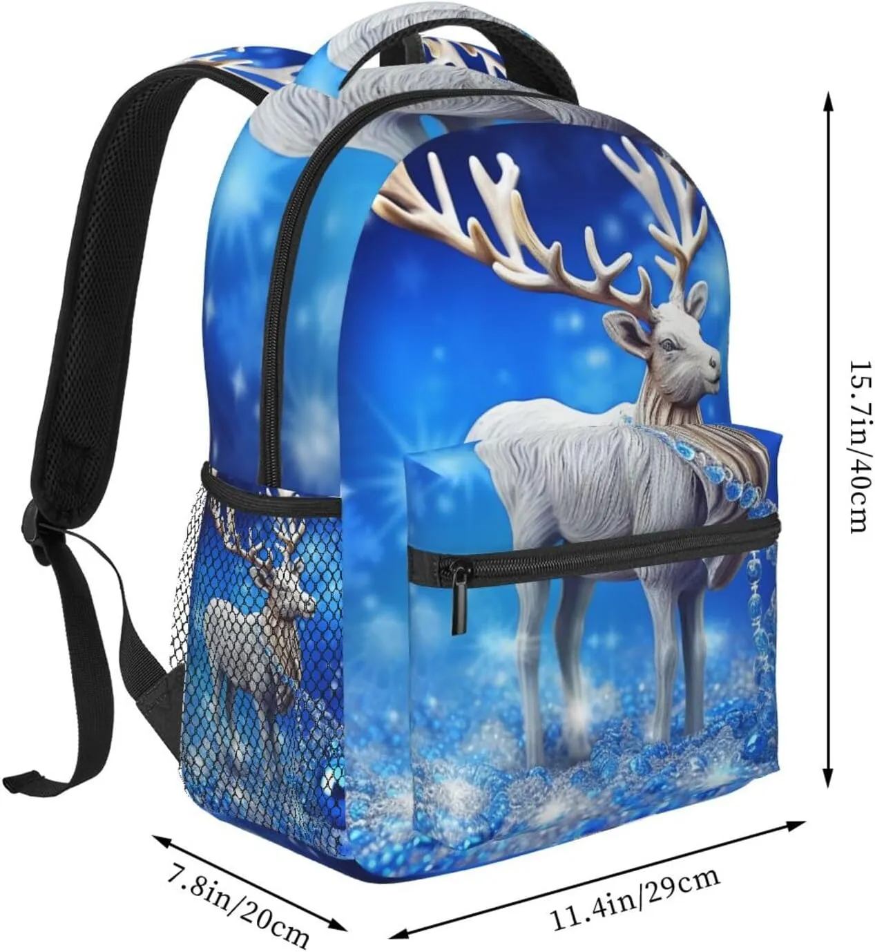 Travel Backpack for Women Men Casual Carry On Back Pack Love Heart Shape 15.6inch Laptop Backpack