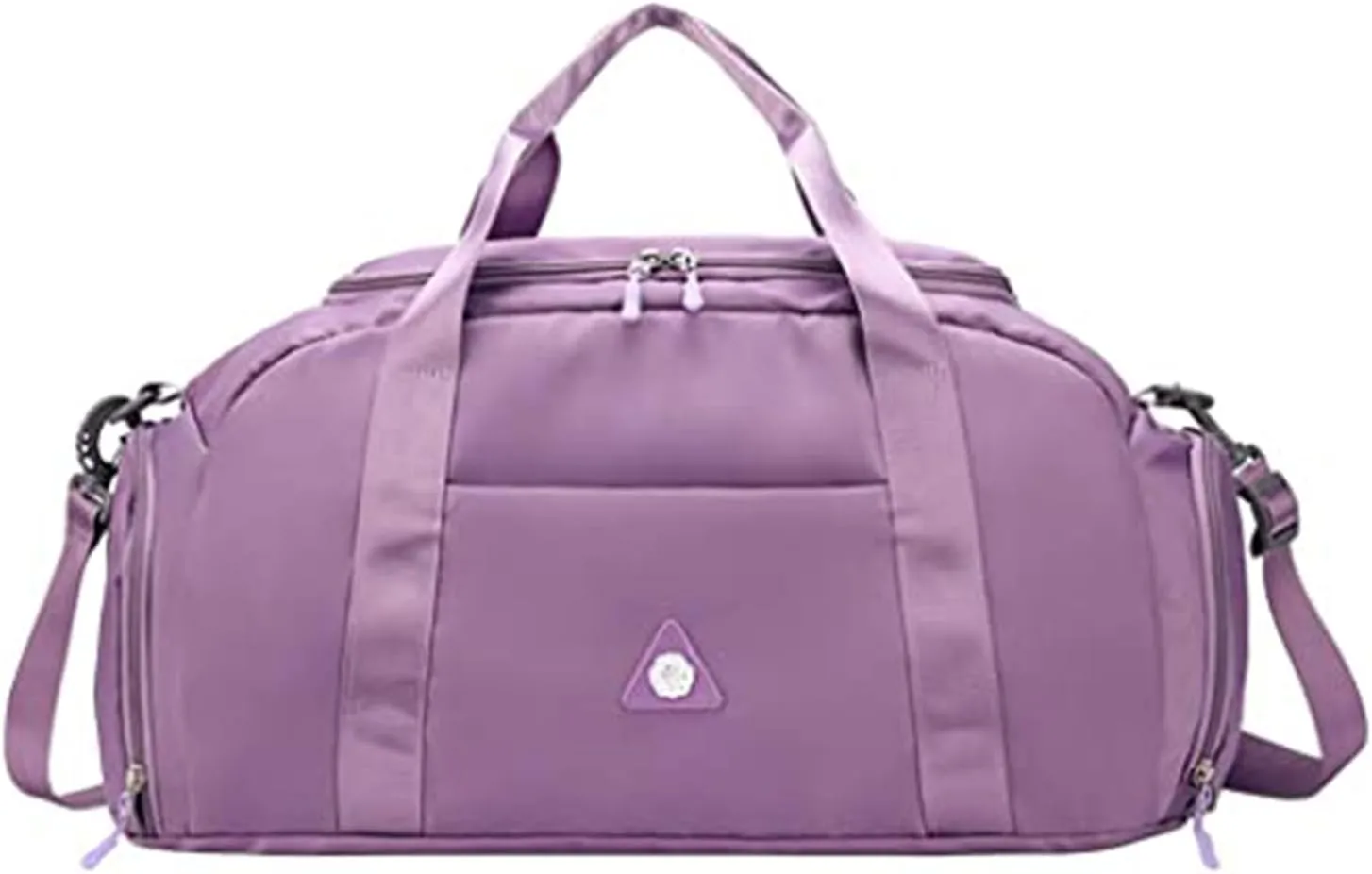 Travel Duffel Bags, Large Capacity Travel Handbag for Women Dry And Wet Separation, Weekend Travel Bag Sports Tote Gym Bag (purple)