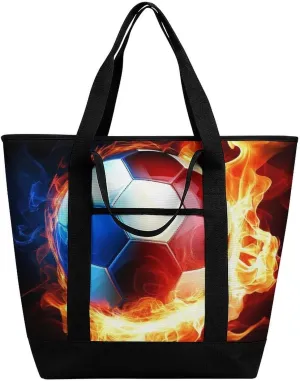 Trendy Commuter Tote Bag Large Insulated Shopping Bag For Travel