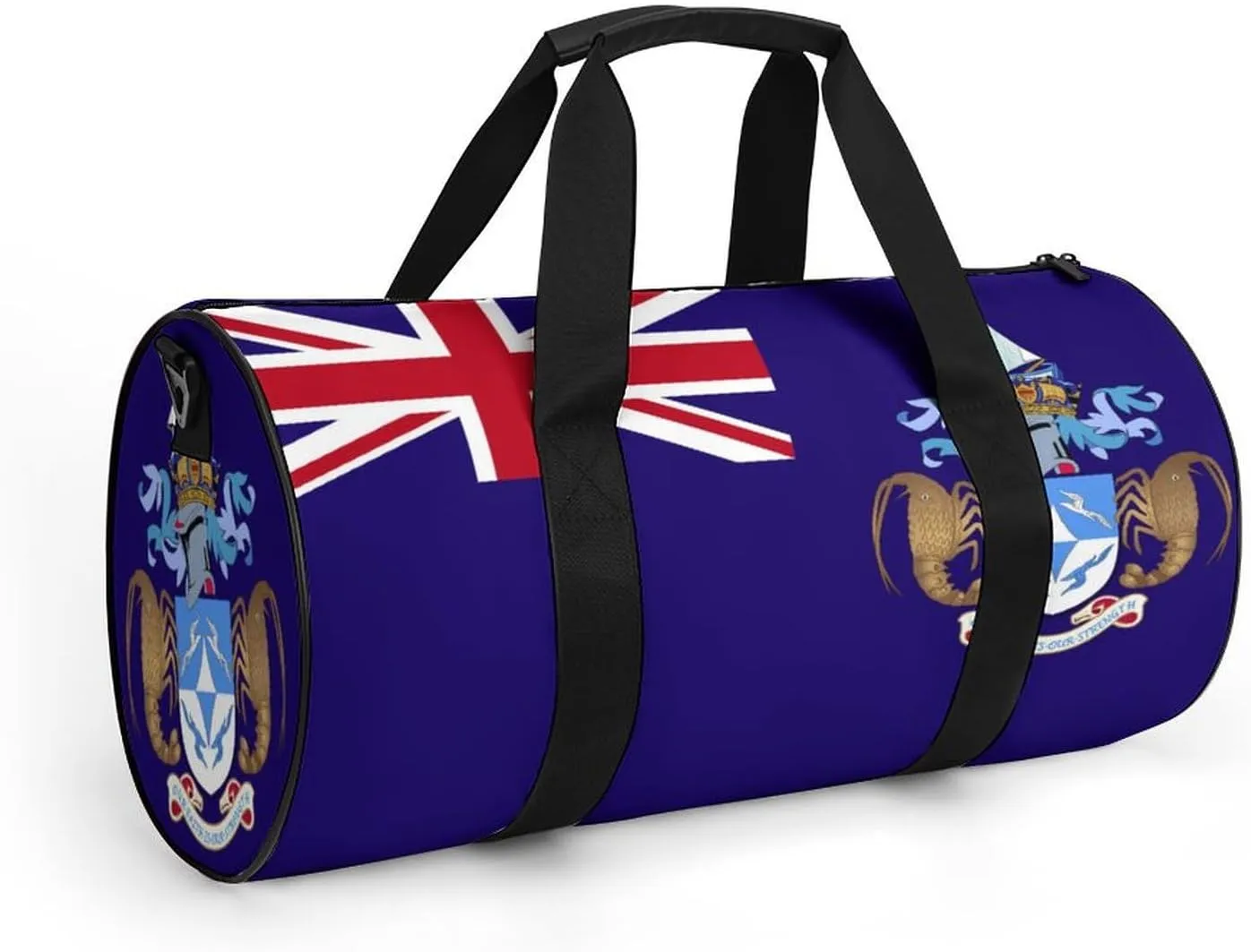 Tristan Da Cunha Flag Gym Duffel for Men Women Dry Wet Separation Sports Weekender Tote