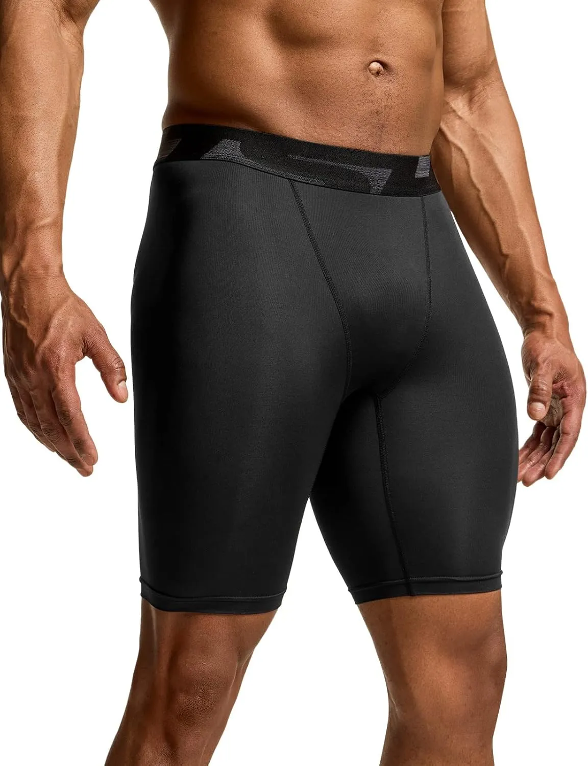 TSLA Men's Athletic Compression Shorts, Sports Performance Active Cool Dry Running Tights