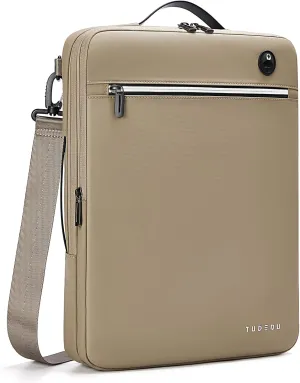 TUDEQU Computer Bag with Strap,Laptop Case 15.6 inch,Laptop Sleeve,Slim Laptop Bag 15.6 inch,Laptop Shoulder Bag