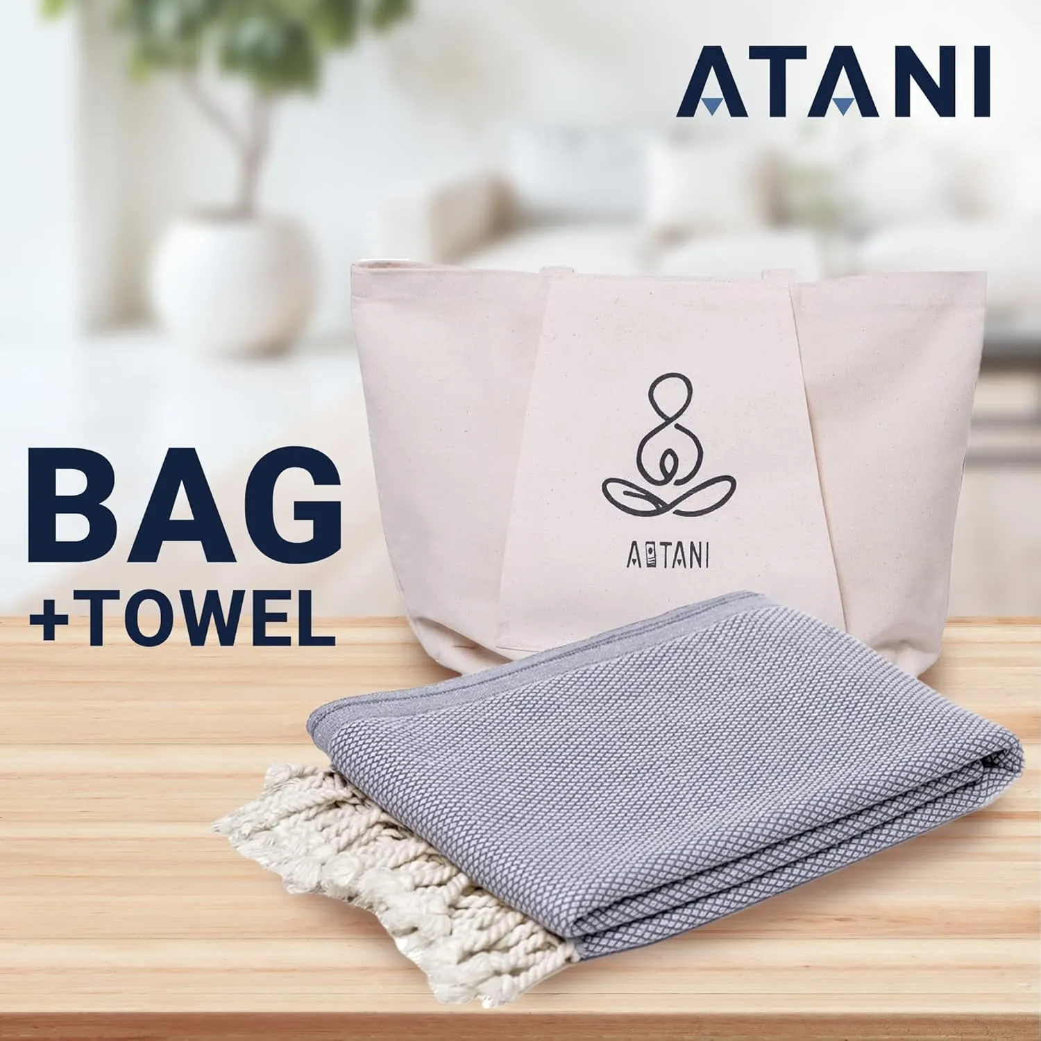 Turkish Beach Towel (69x35 Inches), Oversized 100% Cotton Bath Towels Lightweight Quick-Dry Beach Blanket for Travel, Picnic, Camping, Yoga and Pool (Grey)
