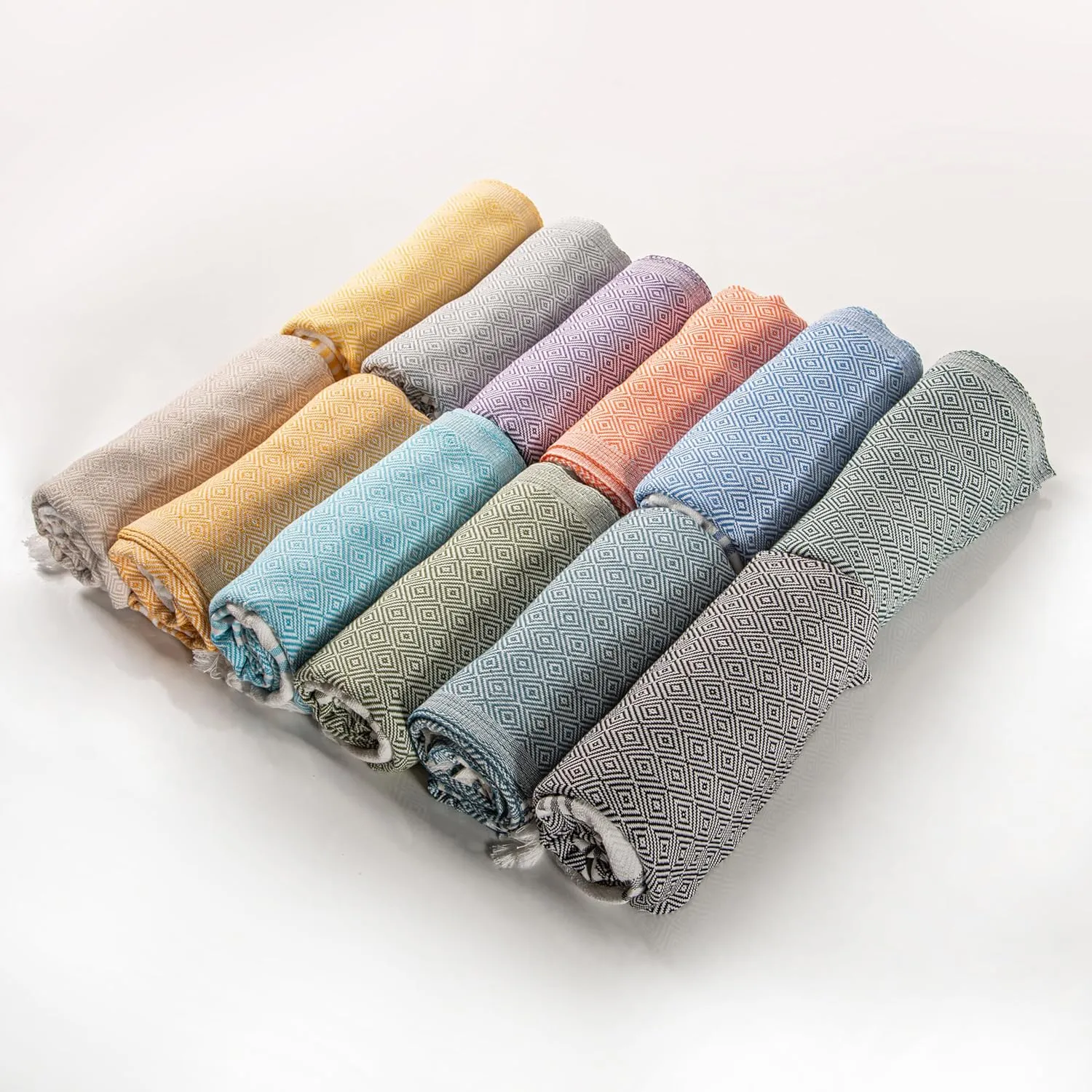 Turkish Beach Towels, Oversized, Sand Free Bath Towel, Packable, 41 x 68 inches, Soft, Quick Dry, Ideal for Swimmers, Travel, for Men & Women, Extra Large, Royal Yellow, Pack of 1