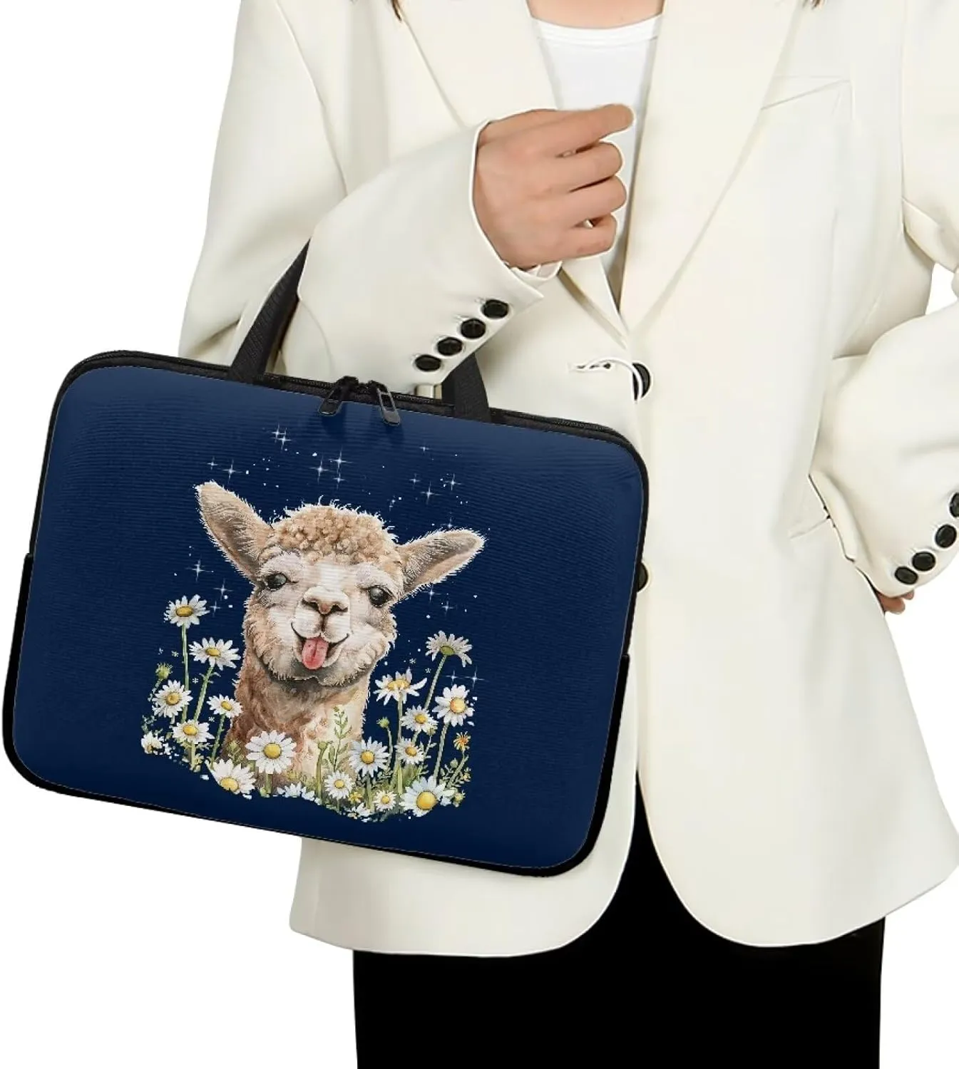 Uasibuni Cute Laptop Tote Bag 17In Laptop Sleeve Case Laptop Case Laptop Bag Gift for Women Men