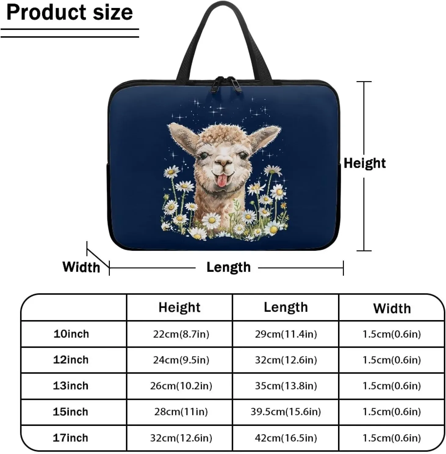 Uasibuni Cute Laptop Tote Bag 17In Laptop Sleeve Case Laptop Case Laptop Bag Gift for Women Men