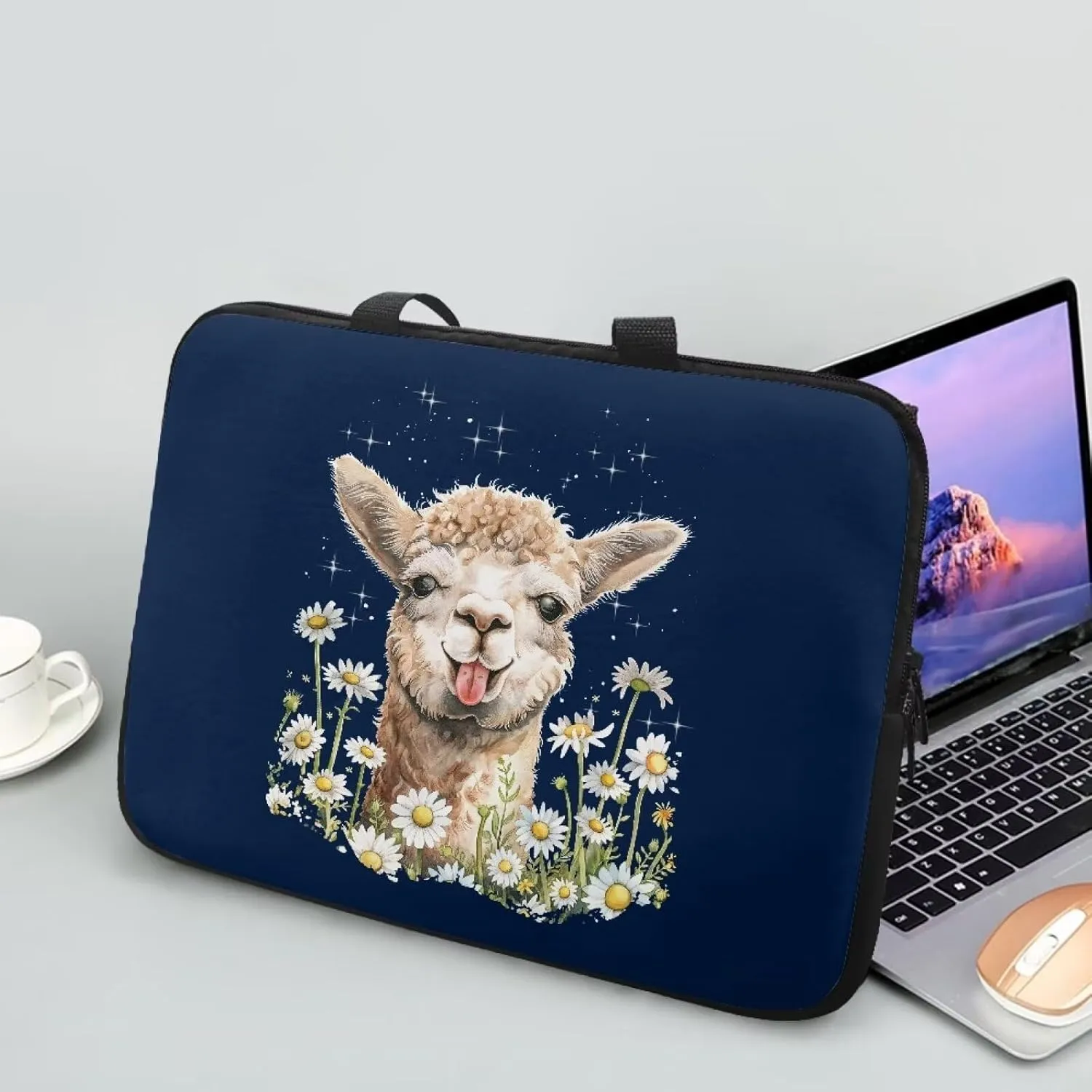 Uasibuni Cute Laptop Tote Bag 17In Laptop Sleeve Case Laptop Case Laptop Bag Gift for Women Men