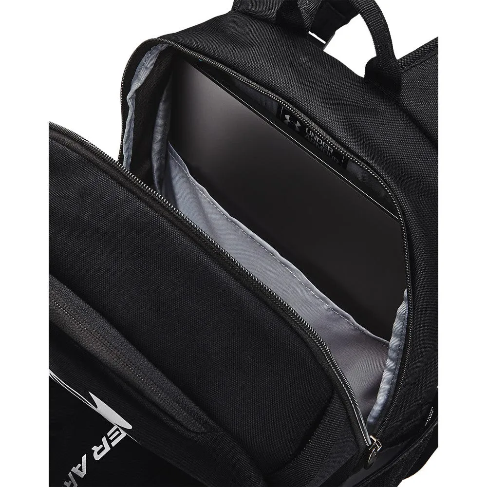 Under Armour Unisex Hustle Lite Backpack - Black/Silver