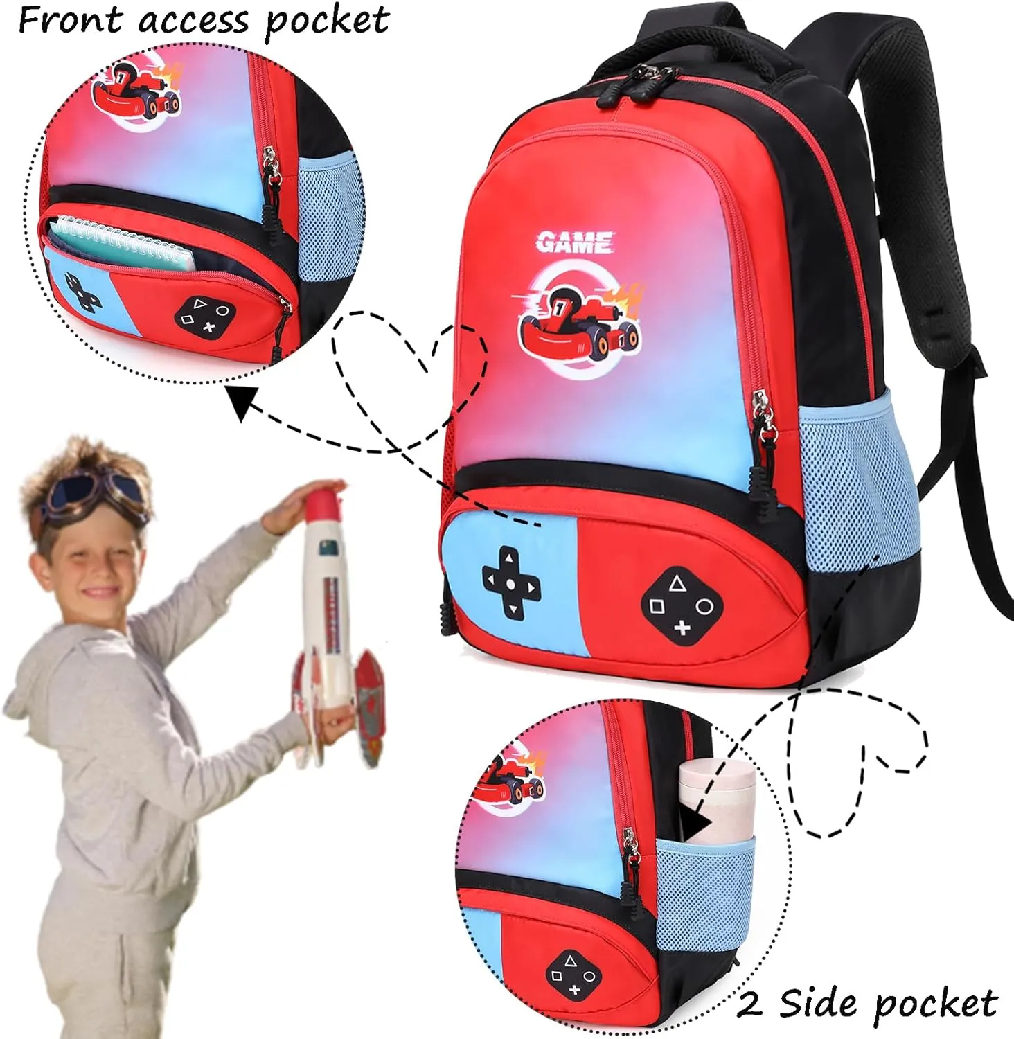 Unicorn Backpack for Girls School Backpack for Girls Unicorn Bookbag School Bag Set for Elementary Back to School
